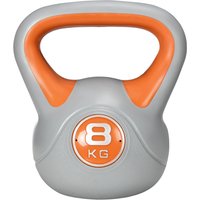SPORTNOW Kettlebell 8 kg, Hantel mit ergonomischem Griff, Kugelhantel, Muskelaufbau, Training, für Fitnessstudio, orange Aosom – Ansicht 1