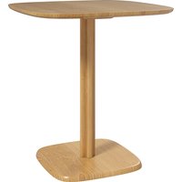 HOMCOM Esstisch, Küchentisch für 4 Personen, 70 x 70 cm Quadratischer Moderner Esszimmertisch Holztisch für Küche, Esszimmer, Natur Aosom – Ansicht 1