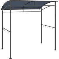 Outsunny Grillpavillon 215 x 150 x 220 cm Wasserabweisend Gartenpavillon mit Gebogendach, Gartenlauben mit Haken, BBQ Pavillon, Gartenzelt Grillzelt Partyzelt f – Ansicht 1