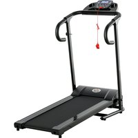 HOMCOM Laufband elektrisch klappbar 500W 0,8-10km/h mit LCD-Display & Handyhalterung in Schwarz 123x62x117cm für Zuhause Aosom.de