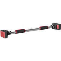 SPORTNOW Klimmzugstange verstellbar für Türrahmen rutschfest und wandmontierbar Pull Up Bar für Fitness Zuhause aus Stahl schwarz Aosom.de – Ansicht 1