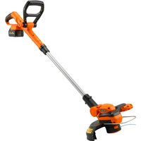 Outsunny Akku Rasentrimmer 21V Freischneider mit 2x4.0Ah Akkus Ladegerät 25 cm Schnittbreite Verstellbarer Teleskop-Griff neigbarer Motorkopf, tragbarer Rasenka – Ansicht 1