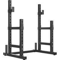 SPORTNOW Hantelständer 2 Ebenen Hantelscheibenständer aus Stahl Langhantelablage bis 300 kg belastbar Hantelablage Squat Rack Langhantelständer für Krafttrainin – Ansicht 1