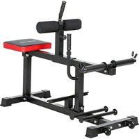 SPORTNOW Beinstrecker, 2 in 1 Verstellbar Beinbeuger mit Bandstiften und Rädern, Beintrainer Heimtrainer für Bein- und Oberschenkel-Training, Fitnessgerät für Z – Ansicht 1