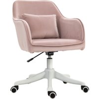Vinsetto Massagebürostuhl Schreibtischstuhl Drehstuhl Vibrationsfunktion verstellbare Armlehnen 55x65x79-89cm Aosom – Ansicht 1