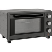 HOMCOM Minibackofen 21L 1400W 60 Min. Timer, Kleinbackofen mit 100 °C-230 °C einstellbar Temperatur Garzeit, Mini Ofen mit Backblech, Drahtgestell, Tischofen au – Ansicht 1