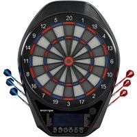 SPORTNOW Elektronische Dartscheibe, beleuchtete elektronische Dartscheibe mit übergroßem wiederaufladbarem LED-Display, 6 Pfeile, 24 Spitzen, 34 Spiele, 2235 Va – Ansicht 1