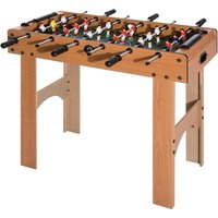 HOMCOM Professioneller Tischkicker für Kinder und Erwachsene mit Stangen aus MDF-Holz 92x46x78cm Aosom