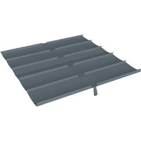 Outsunny Dachbespannung für Pergola Plane für 3 x 3 m, Nur Bespannung 288 x 298 cm, Polyester 180 g/m³, Sonnenschutz 30+, Dunkelgrau Aosom – Ansicht 1
