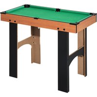 HOMCOM 4-in-1 Multispieltisch Multigame Tischfußball Tischhockey Tischtennis Billard Multifunktionsspieltisch 87x43x73cm für Spielspaß Aosom.de – Ansicht 1