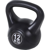 HOMCOM Kettlebell Kugelhantel 12 kg Gewicht-Hantel mit Sand befüllt für Anfänger Zuhause Krafttraining Aosom – Ansicht 1