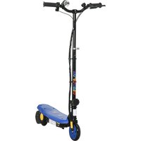 HOMCOM Elektrischer Tretroller 120 W klappbar für Kinder 7-14 Jahre 12 km/h max. Reichweite 10 km max. Blau Aosom