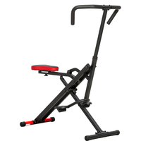 SPORTNOW Total Power Body Crunch mit verstellbarem Sitz klappbar Kompakt Multifunktionales Fitness Trainingsgerät 100 kg belastbar Home Gym für Brust Gesäß Bauc – Ansicht 1