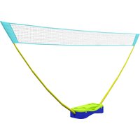 SPORTNOW 2 in 1 Badminton Set, Badmintonnetz mit Ständer, Volleyballnetz, verstellbar, mit Tragetasche, für Indoor, Outdoor Aosom – Ansicht 1