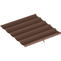 Outsunny Ersatzdach für 3 x 3 m Pergola, wasserdicht einziehbar Welle Überdachung mit Regenabflusslöchern, NUR Schattenabdeckung für Garten, Terrasse, 250 x 255 – Ansicht 1