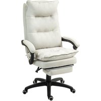 Vinsetto Bürostuhl mit 6 Punkt Massage, ergonomischer Gaming Sessel mit Liegefunktion, höheverstellbar Chefsessel mit Fußstütze, 120 kg belastbar, für Arbeitszi – Ansicht 1