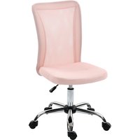 Vinsetto Ergonomischer Bürostuhl ohne Armlehnen, drehbarer Schreibtischstuhl aus atmungsaktivem Netzstoff mit gepolsterter Sitzfläche, höhenverstellbar, 43x58x9 – Ansicht 1