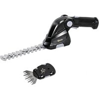 Outsunny 2-in-1 Akku Heckenschere Elektrischer Hecken & Strauchschere mit 2 x 7,2V Wiederaufladbaren 2,0 Ah Akku, 2 Austauschbaren Klingen, für Äste, Sträucher, – Ansicht 1