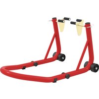 HOMCOM Motorradständer Set vorne/hinten Montageständer Motorradheber bis 544 kg Motorrad Ständer für Hinterrad Stahl Rot Aosom – Ansicht 1