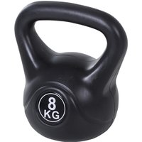 HOMCOM Kettlebell Kugelhantel 8 kg Gewicht-Hantel mit Sand befüllt für Anfänger Zuhause Krafttraining Aosom – Ansicht 1