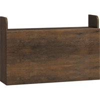 HOMCOM Wand-Schreibtisch mit klappbarer Tischplatte und Stauraum - 77 x 20 x 51 cm Aosom – Ansicht 1
