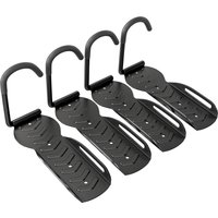 SPORTNOW 4er Set Fahrrad Wandhalterung Vertikal mit 30 kg Tragkraft klappbar Fahrradhalterung Wand für 4 Fahrräder Fahrradständer für Rennrad, MTB E-Bike Fahrra