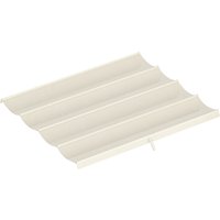 Outsunny Ersatzdach für 2,85 x 2 m Pergola, wasserabweisend einziehbar Welle Überdachung mit Regenabflusslöchern, UV-Schutz 30+, winterfest Schattenabdeckung fü