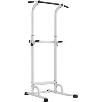 SPORTNOW Power Tower höhenverstellbar 176,5-227 cm Dip-Station multifunktionale Klimmzugstange mit Stahlrahmen, kompaktes Fitnessgerät für Heimtraining, 120 kg  – Ansicht 1