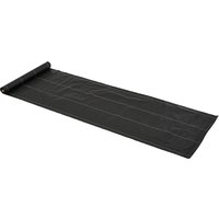 Outsunny Anti-Unkrautgewebe Verschleißfest Unkraut Barrier Bändchengewebe Reißfestes Bodendecker 100g/m² Unterbodengewebe mit grünen Trennwänden Aosom – Ansicht 1