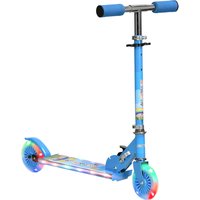 HOMCOM Roller Kinder Scooter mit LED Rädern 124 mm Rollen klappbarer Höhenverstellbarer Kinderroller mit Musik Hinterradbremse bis 50kg Kickscooter für Kinder 3 – Ansicht 1