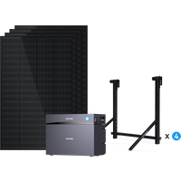 Glory Balkonkraftwerk 800W mit 4019Wh Speicher | Geländer/Schild Balkon – Ansicht 1