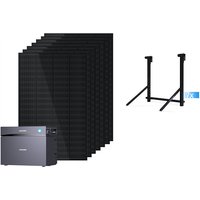 Glory Balkonkraftwerk 1400W mit 4019 Wh Speicher | Geländer/Schild Balkon