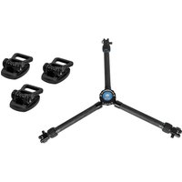 SQ75 Rapid System Heavy Duty Carbonfaser-Videostativ-Set mit VHS-10 professionellem Fluidkopf - Mid-level Spreader + Horseshoe Feet