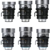 SIRUI IronStar 75/100/135 mm T1,9 1,5-fach Vollformat-Anamorphot-Cineobjektiv - 6 Lens Set / User-interchangeable EF/PL Mount / Blue