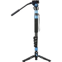 SIRUI P-325FL Carbon Einbeinstativ 178 cm mit Standspinne + Videoneiger VA-5