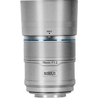 SIRUI Sniper Serie F1.2 APS-C Format Autofokus-Objektiv-Set - Silver / 75mm / X