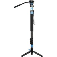 SIRUI P-424FS Carbon Einbeinstativ 168 cm mit Standspinne + Videoneiger VA-5