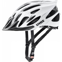 uvex Flash Fahrradhelm (53-56 cm, 02 white/black)