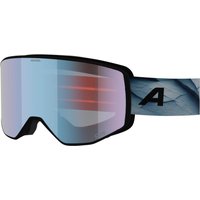Alpina Venet M Q-Lite Skibrille (882 black/blue matt, Scheibe: blue (S2))
