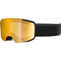 Alpina Taos QuattroVarioflex Skibrille (732 black matt, Scheibe: QuattroVarioflex, gold (S2-S3))