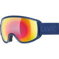 uvex Topic FM sphere Skibrille (4060 navy matt, mirror rainbow/rose (S3))