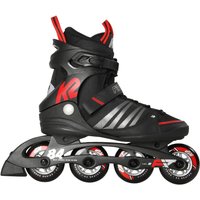 K2 F.I.T. 84 Speed Alu Man Inline Skates (45.0 (US=11.5), black/red)
