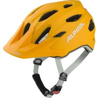 Alpina Carapax Jr. Fahrradhelm (51-56 cm, 45 burned/yellow matt)