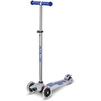 Micro Maxi Deluxe Flux LED Kinderkickboard (blue)