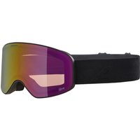 Alpina Fernie Kinderskibrille (831 black matt, Scheibe: mirror red (S2))