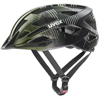 uvex Air Wing cc Kinder Radhelm (52-57 cm, 02 dark olive/black matt)
