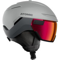 Atomic Savor GT Visor HD Skihelm (55-59 cm, light grey/slate)