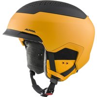 Alpina Gems Freeride Skihelm (55-59 cm, 45 burned/yellow/black matt)