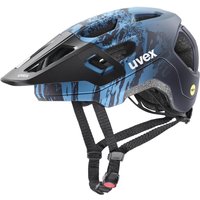 uvex React Jr. Mips Kinder-Fahrradhelm (52-56 cm, 04 azure/deep space matt)