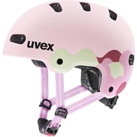 uvex Kid 4 Style Kinderfahrradhelm (51-55 cm, 06 strawberry/matcha matt)